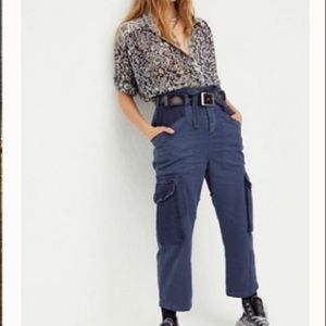 Navy Cargo Utility Pants